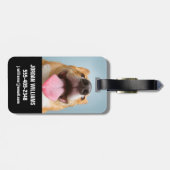 最も可愛い赤ん坊の動物 Corgi Tongue | Corgi Tong ラゲッジタグ (裏面横)