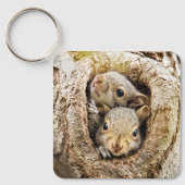 最も可愛い赤ん坊の動物 | Curiousベビーリス キーホルダー (正面)