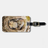 最も可愛い赤ん坊の動物 | Curiousベビーリス ラゲッジタグ (正面横)