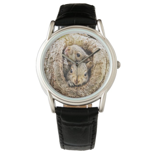 最も可愛い赤ん坊の動物 | Curiousベビーリス 腕時計 (正面)