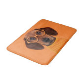 最も可愛い赤ん坊の動物 | Dachshundオレンジセーター バスマット (アングル)