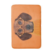 最も可愛い赤ん坊の動物 | Dachshundオレンジセーター バスマット (正面縦)