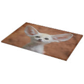 最も可愛い赤ん坊の動物 | Fennecキツネアップ カッティングボード (角)