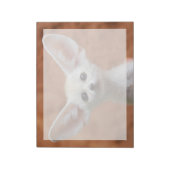 最も可愛い赤ん坊の動物 | Fennecキツネアップ ノートパッド (回転)