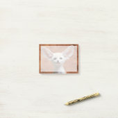 最も可愛い赤ん坊の動物 | Fennecキツネアップ ポストイット (デスク上)
