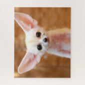 最も可愛い赤ん坊の動物 | Fennecキツネ ジグソーパズル (縦)