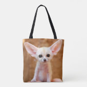 最も可愛い赤ん坊の動物 | Fennecキツネ トートバッグ (裏面)