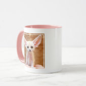 最も可愛い赤ん坊の動物 | Fennecキツネ マグカップ (正面左)