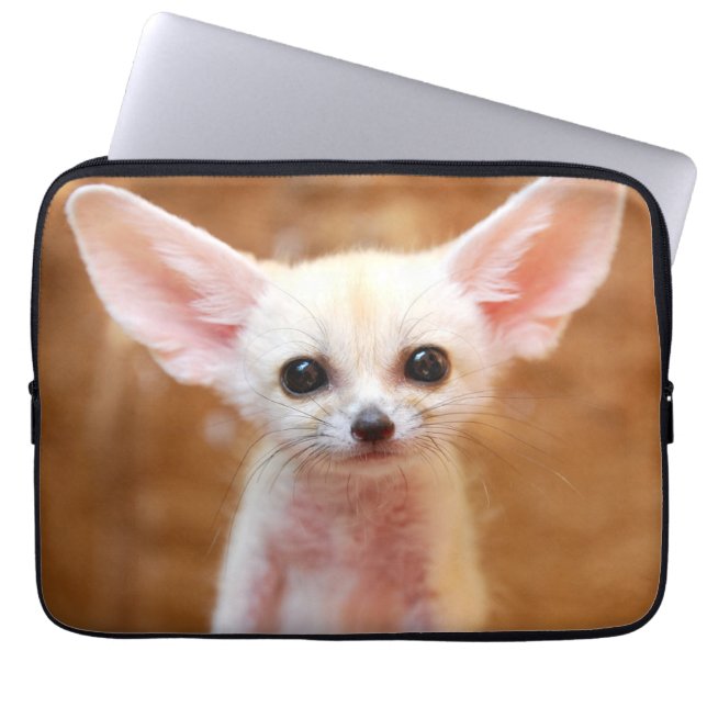 最も可愛い赤ん坊の動物 | Fennecキツネ ラップトップスリーブ (正面)