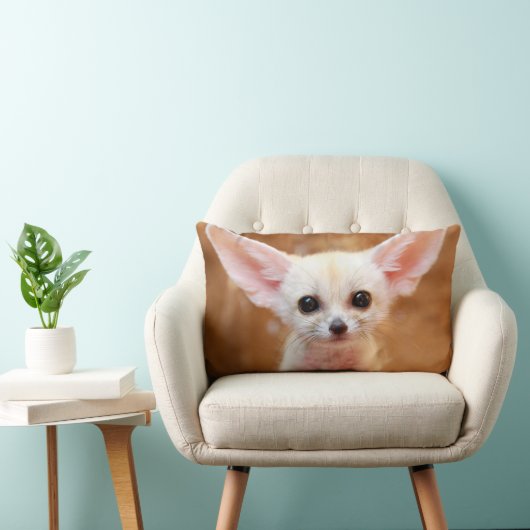 最も可愛い赤ん坊の動物 | Fennecキツネ ランバークッション (椅子)