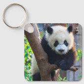 最も可愛い赤ん坊の動物 | Giant Panda Cub キーホルダー (正面)