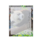 最も可愛い赤ん坊の動物 | Giant Panda Cub ノートパッド (回転)