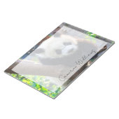 最も可愛い赤ん坊の動物 | Giant Panda Cub ノートパッド (アングル)