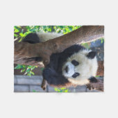 最も可愛い赤ん坊の動物 | Giant Panda Cub フリースブランケット (正面(横))