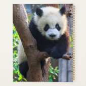 最も可愛い赤ん坊の動物 | Giant Panda Cub プランナー手帳 (裏面)