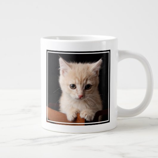 最も可愛い赤ん坊の動物 | Ginger Kitten ジャンボコーヒーマグカップ (右)