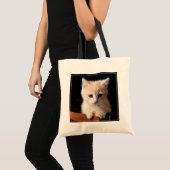 最も可愛い赤ん坊の動物 | Ginger Kitten トートバッグ (正面(商品))