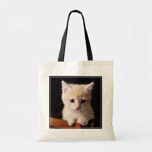 最も可愛い赤ん坊の動物 | Ginger Kitten トートバッグ (正面)