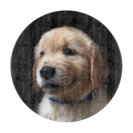 最も可愛い赤ん坊の動物 | Golden Retriever Puppy カッティングボード (正面)