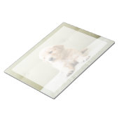 最も可愛い赤ん坊の動物 | Golden Retriever Puppy ノートパッド (アングル)