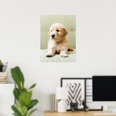 最も可愛い赤ん坊の動物 | Golden Retriever Puppy ポスター (ホームオフィス)