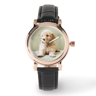 最も可愛い赤ん坊の動物 Golden Retriever Puppy 腕時計