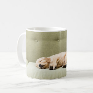 最も可愛い赤ん坊の動物 Golden Retriever Puppy 2 コーヒーマグカップ