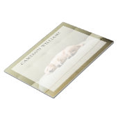 最も可愛い赤ん坊の動物 | Golden Retriever Puppy 2 ノートパッド (アングル)