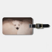 最も可愛い赤ん坊の動物 | Golden Retriever Snuggle ラゲッジタグ (正面横)