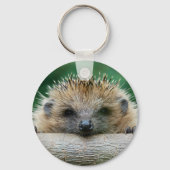 最も可愛い赤ん坊の動物 | Hedgehogスマイル キーホルダー (裏面)