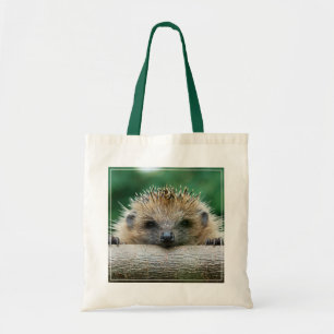 最も可愛い赤ん坊の動物 Hedgehogスマイル トートバッグ