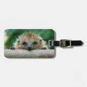 最も可愛い赤ん坊の動物 | Hedgehogスマイル ラゲッジタグ (正面横)