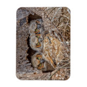 最も可愛い赤ん坊の動物 | Horned 素晴らし Chicks マグネット (縦)