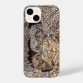 最も可愛い赤ん坊の動物 | Horned 素晴らし Chicks iPhoneケース (裏面)