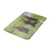 最も可愛い赤ん坊の動物 | Kamchatka Brown Bear Cubs バスマット (アングル)