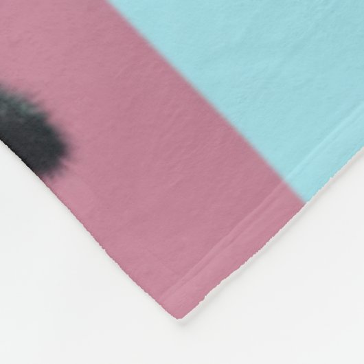 最も可愛い赤ん坊の動物 | Kitten Looking at魚鉢 フリースブランケット (角)