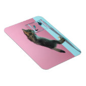 最も可愛い赤ん坊の動物 | Kitten Looking at魚鉢 マグネット (右側)