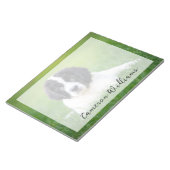 最も可愛い赤ん坊の動物 | Newfoundland Puppy ノートパッド (アングル)