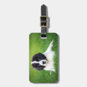 最も可愛い赤ん坊の動物 | Newfoundland Puppy ラゲッジタグ (正面縦)