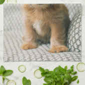 最も可愛い赤ん坊の動物 | Norfolk Terrier Puppy キッチンタオル (折り畳み)