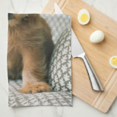 最も可愛い赤ん坊の動物 | Norfolk Terrier Puppy キッチンタオル (四つ折り)