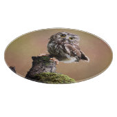 最も可愛い赤ん坊の動物 | Northern Saw Whet Owl カッティングボード (角)