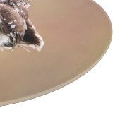 最も可愛い赤ん坊の動物 | Northern Saw Whet Owl カッティングボード (角)