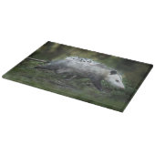 最も可愛い赤ん坊の動物 | Opossum Mom & Kids カッティングボード (角)