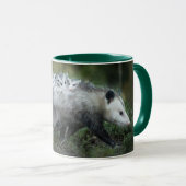 最も可愛い赤ん坊の動物 | Opossum Mom & Kids マグカップ (正面右)