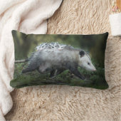 最も可愛い赤ん坊の動物 | Opossum Mom & Kids ランバークッション (ブランケット)