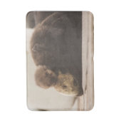 最も可愛い赤ん坊の動物 | Otter 生まれたばかりの Pup バスマット (正面縦)