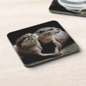 最も可愛い赤ん坊の動物 | Ottersが手を握る コースター (左側)