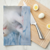 最も可愛い赤ん坊の動物 | Persian Calico Kitten キッチンタオル (四つ折り)