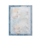 最も可愛い赤ん坊の動物 | Persian Calico Kitten ノートパッド (回転)